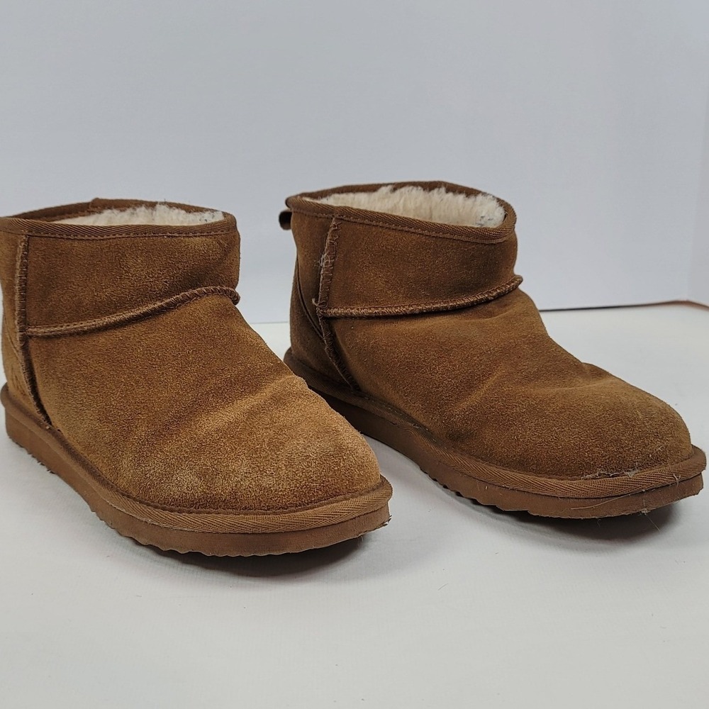 Alpine Design Tan Suede Wool Lined Ankle Boots AD21WSK001 Mens 8